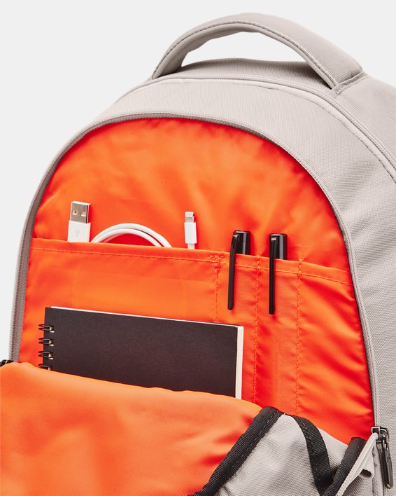 UA Hustle 5.0 Backpack, Gray, pdpMainDesktop image number 1